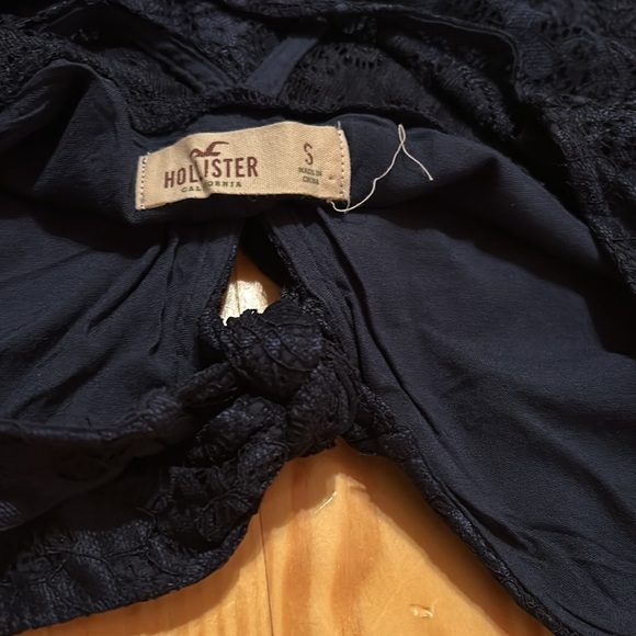 HOLLISTER Long Sleeve Blue Lace Dress - Picture 4 of 6